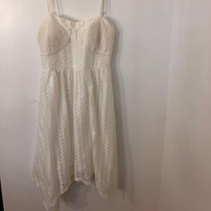 White lace dress